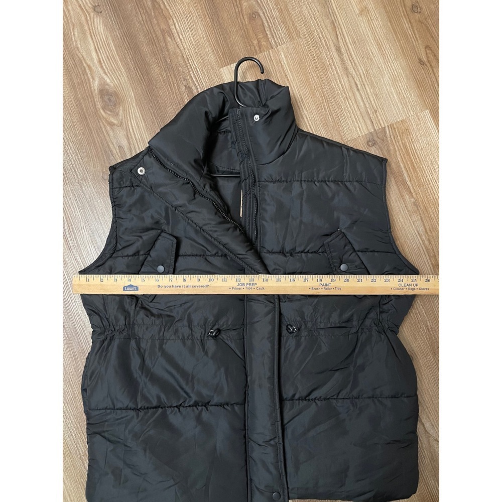 Blu Pepper Puffer Vest Black Size Medium New with Tags - Picture 8 of 9